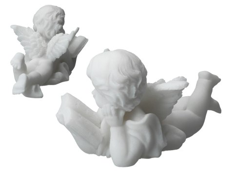 Aniołek leżący czytający książkę - alabaster grecki Aniołek leżący czytający książkę - alabaster grecki