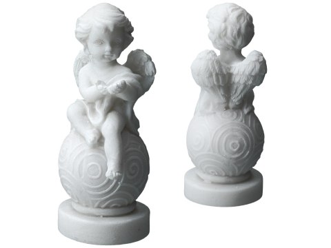 Aniołek na kuli - alabaster grecki Aniołek na kuli - alabaster grecki