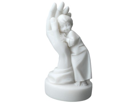 Chłopczyk na dłoni -alabaster grecki Chłopczyk na dłoni -alabaster grecki