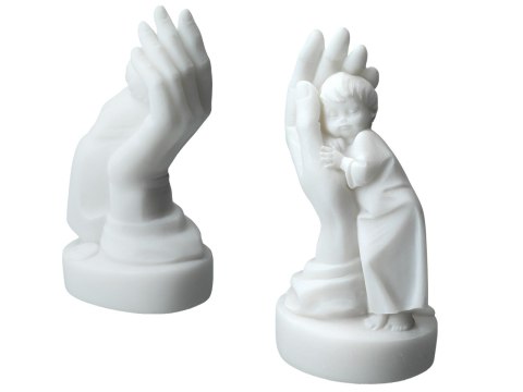 Chłopczyk na dłoni -alabaster grecki Chłopczyk na dłoni -alabaster grecki