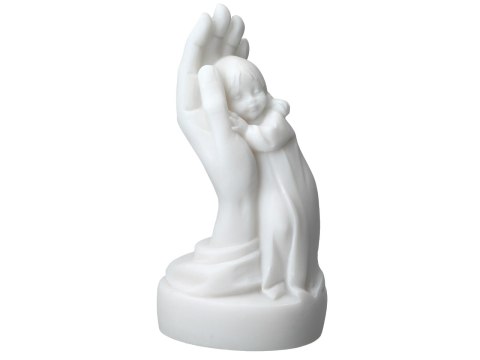 Dziewczynka na dłoni -alabaster grecki Dziewczynka na dłoni -alabaster grecki