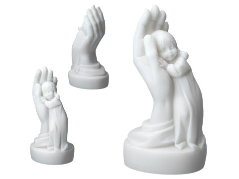 Dziewczynka na dłoni -alabaster grecki Dziewczynka na dłoni -alabaster grecki