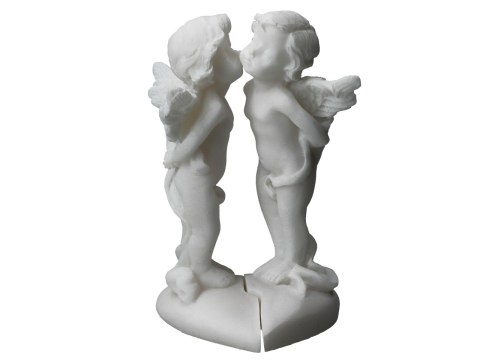 Para aniołków na serduszku - alabaster grecki Para aniołków na serduszku - alabaster grecki