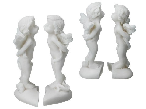 Para aniołków na serduszku - alabaster grecki Para aniołków na serduszku - alabaster grecki