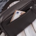 Torebka damska listonoszka skórzana z etui na klucze i drobiazgi brązowa Paolo Peruzzi E-34-BR