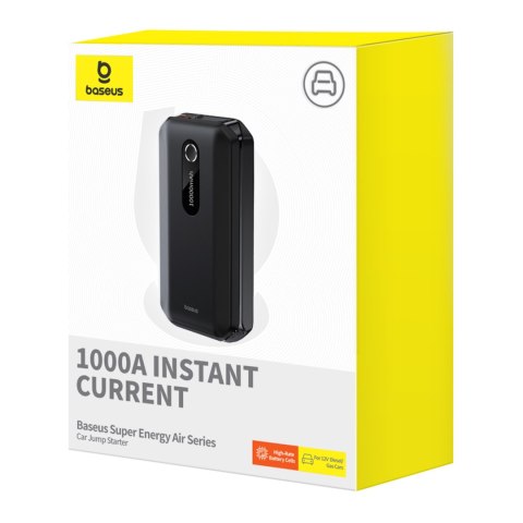 3w1 Urządzenie rozruchowe Car Jump Starter powerbank 10000mAh latarka LED - czarny 3w1 Urządzenie rozruchowe Car Jump Starter powerbank 10000mAh latarka LED - czarny