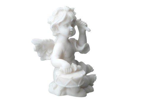 Aniołek grający na tamburynie - alabaster grecki Aniołek grający na tamburynie - alabaster grecki