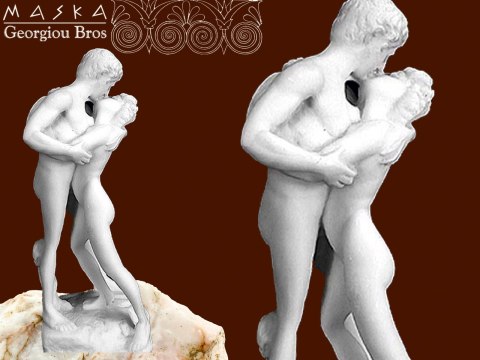 Całuśnicy -alabaster grecki Całuśnicy -alabaster grecki