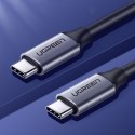 Kabel przewód USB-C 3.1 - USB-C 3.1 1.5m - szary