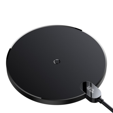 Ładowarka indukcyjna Digital LED Display Gen 2 15W USB-C - czarna Ładowarka indukcyjna Digital LED Display Gen 2 15W USB-C - czarna