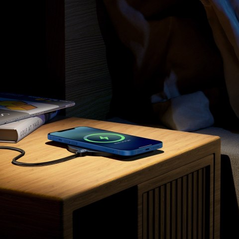 Ładowarka indukcyjna Digital LED Display Gen 2 15W USB-C - czarna Ładowarka indukcyjna Digital LED Display Gen 2 15W USB-C - czarna