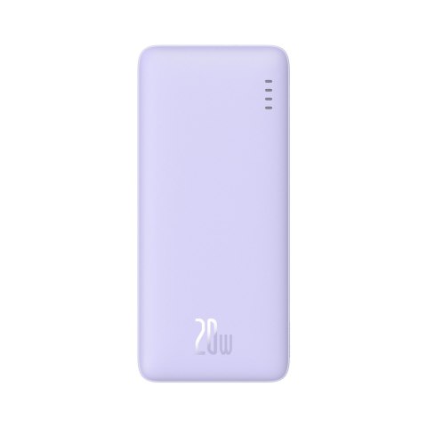 Powerbank 10000mAh Airpow Fast Charge 20W - fioletowy Powerbank 10000mAh Airpow Fast Charge 20W - fioletowy