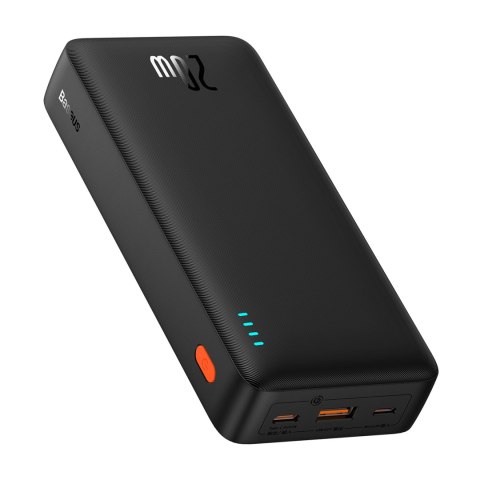Powerbank 20000mAh Airpow 20W z kablem USB-A - USB-C 50cm - czarny Powerbank 20000mAh Airpow 20W z kablem USB-A - USB-C 50cm - czarny