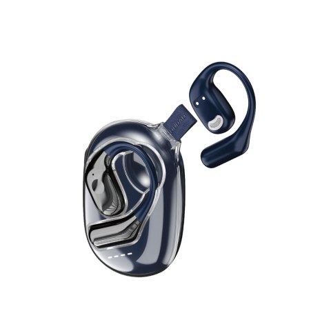 Słuchawka biznesowa Bluetooth 5.3 OWS USB-C - granatowa Słuchawka biznesowa Bluetooth 5.3 OWS USB-C - granatowa