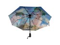 Parasol automat, składany - C. Monet, Kobieta z Parasolem (dekoracja pod spodem) (CARMANI)