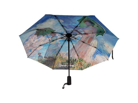 Parasol automat, składany - C. Monet, Kobieta z Parasolem (dekoracja pod spodem) (CARMANI) Parasol automat, składany - C. Monet, Kobieta z Parasolem (dekoracja pod spodem) (CARMANI)