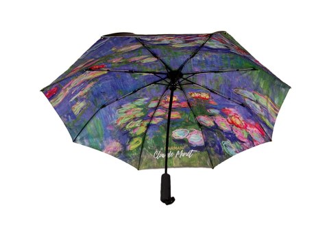 Parasol automat, składany - C. Monet, Lilie wodne (pod spodem) (CARMANI) Parasol automat, składany - C. Monet, Lilie wodne (pod spodem) (CARMANI)