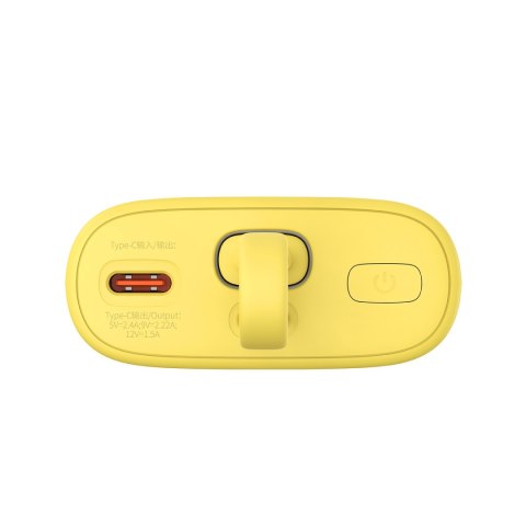 Powerbank Popsicle 5200mAh 20W z kablem Lightning 60W/20V/3A/30cm - zółto-różowy Powerbank Popsicle 5200mAh 20W z kablem Lightning 60W/20V/3A/30cm - zółto-różowy