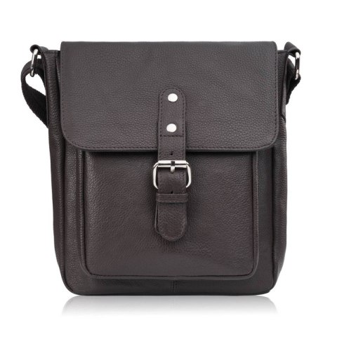 Listonoszka męska na ramię vintage retro ze skóry naturalnej brązowa Paolo Peruzzi E-32-BR Listonoszka męska na ramię vintage retro ze skóry naturalnej brązowa Paolo Peruzzi E-32-BR
