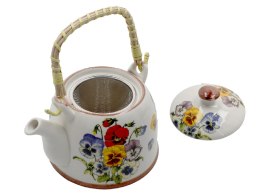Czajnik ceramiczny z zaparzaczem