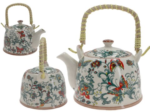 Czajnik ceramiczny z zaparzaczem Czajnik ceramiczny z zaparzaczem