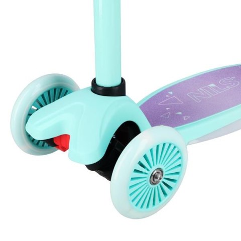 HLB1310 LED HULAJNOGA DZIECIĘCA FIOLETOWA NILS FUN HLB1310 LED HULAJNOGA DZIECIĘCA FIOLETOWA NILS FUN