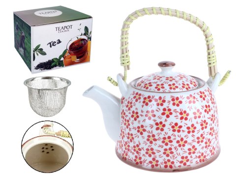 Czajnik ceramiczny z zaparzaczem Czajnik ceramiczny z zaparzaczem