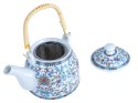 Czajnik ceramiczny z zaparzaczem