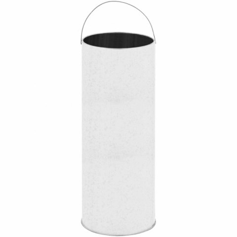 Kosz na odpady śmieci miejski zewnętrzny okrągły śr. 250 x 610 mm STAL srebrny Kosz na odpady śmieci miejski zewnętrzny okrągły śr. 250 x 610 mm STAL srebrny