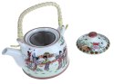 Czajnik ceramiczny z zaparzaczem