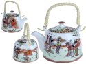 Czajnik ceramiczny z zaparzaczem