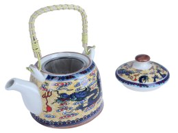 Czajnik ceramiczny z zaparzaczem