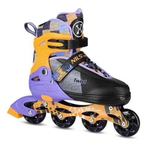 NA13810 ŁYŻWOROLKI TWIST ŻÓŁTE ROZM. S(31-34) NILS EXTREME NA13810 ŁYŻWOROLKI TWIST ŻÓŁTE ROZM. S(31-34) NILS EXTREME