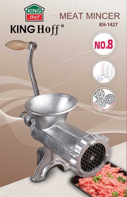 ŻELIWNA MASZYNKA #8 DO MIELENIA MIĘSA KINGHOFF KH-1427 ŻELIWNA MASZYNKA #8 DO MIELENIA MIĘSA KINGHOFF KH-1427