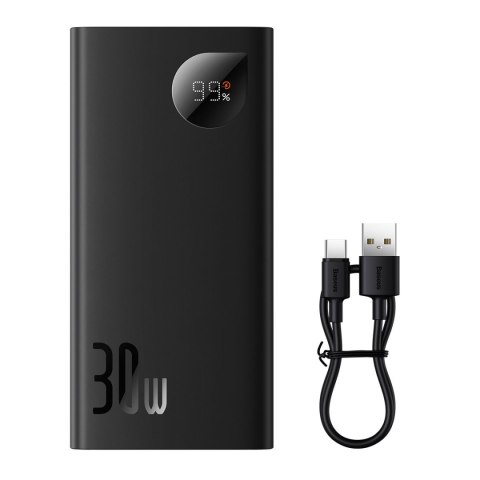Adaman2 powerbank z wyświetlaczem 10000mAh 2xUSB USB-C Overseas Edition czarny Adaman2 powerbank z wyświetlaczem 10000mAh 2xUSB USB-C Overseas Edition czarny