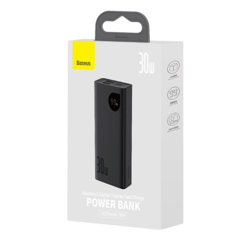 Adaman2 powerbank z wyświetlaczem 10000mAh 2xUSB USB-C Overseas Edition czarny Adaman2 powerbank z wyświetlaczem 10000mAh 2xUSB USB-C Overseas Edition czarny