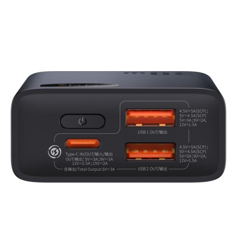 Adaman2 powerbank z wyświetlaczem 10000mAh 2xUSB USB-C Overseas Edition czarny Adaman2 powerbank z wyświetlaczem 10000mAh 2xUSB USB-C Overseas Edition czarny
