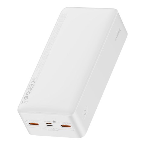 Bipow powerbank z szybkim ładowaniem 30000mAh kabel USB-A microUSB 0.25m biały Bipow powerbank z szybkim ładowaniem 30000mAh kabel USB-A microUSB 0.25m biały