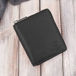 Portfel damski klasyczny skórzany czarny RFID Paolo Peruzzi T-139-BL