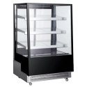 Witryna chłodnicza cukiernicza 3-półkowa jezdna LED 500L
