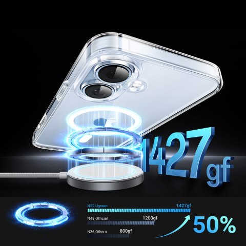 Etui case Classy Clear Magnetic na iPhone 16 - przezroczyste Etui case Classy Clear Magnetic na iPhone 16 - przezroczyste