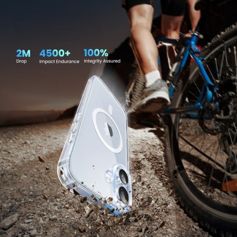 Etui case Classy Clear Magnetic na iPhone 16 - przezroczyste Etui case Classy Clear Magnetic na iPhone 16 - przezroczyste