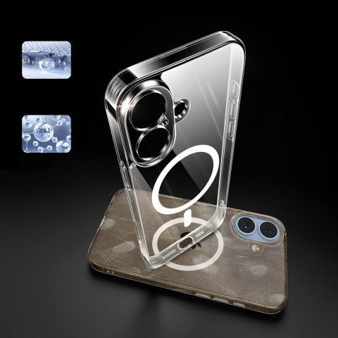 Etui case Classy Clear Magnetic na iPhone 16 - przezroczyste Etui case Classy Clear Magnetic na iPhone 16 - przezroczyste