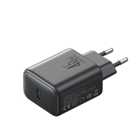 Ładowarka sieciowa 45W GaN do Samsung Ultra - czarna Ładowarka sieciowa 45W GaN do Samsung Ultra - czarna