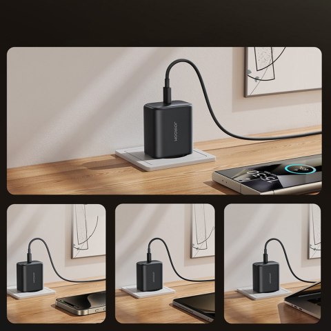 Ładowarka sieciowa 45W GaN do Samsung Ultra - czarna Ładowarka sieciowa 45W GaN do Samsung Ultra - czarna