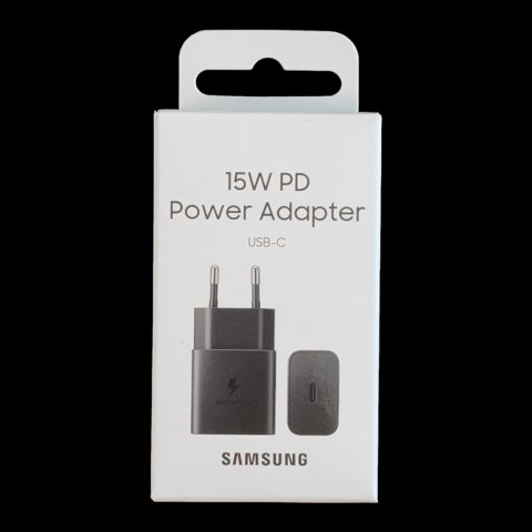 Ładowarka sieciowa USB-C 15W PD AFC czarny Ładowarka sieciowa USB-C 15W PD AFC czarny