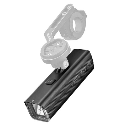 Lampka rowerowa przednia 5000mAh 1500lm IPX6 mocowanie Garmin i GoPro - czarna Lampka rowerowa przednia 5000mAh 1500lm IPX6 mocowanie Garmin i GoPro - czarna