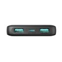 Powerbank 10000mAh USB-C USB-A 22.5W SCP QC PD - czarny