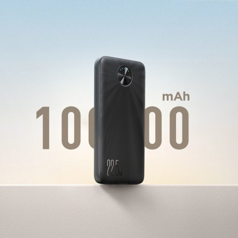 Powerbank 10000mAh USB-C USB-A 22.5W SCP QC PD - czarny Powerbank 10000mAh USB-C USB-A 22.5W SCP QC PD - czarny