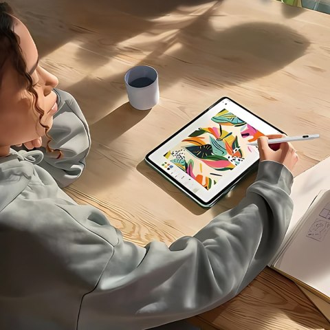 Rysik aktywny Stylus uniwersalny do Android i iOS USB-C - biały